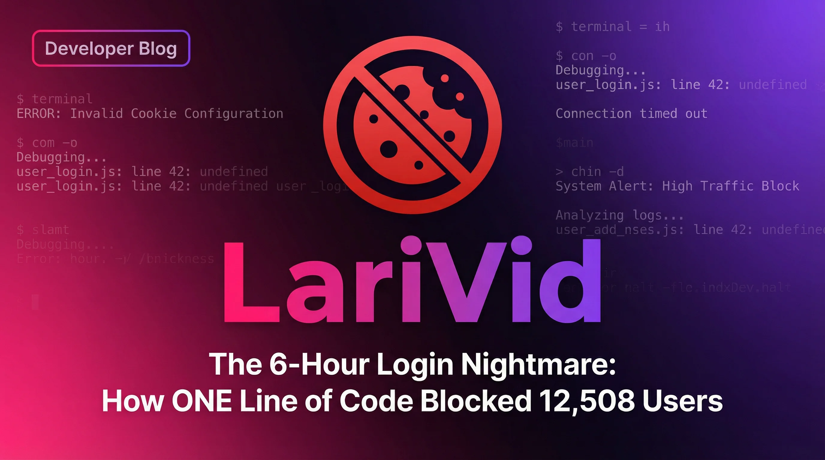 The 6-Hour Login Nightmare: How ONE Line of Code Blocked 12,508 Users